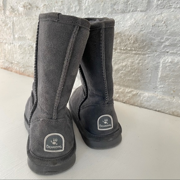 BEARPAW boots gray size 5/6 - Picture 4 of 10